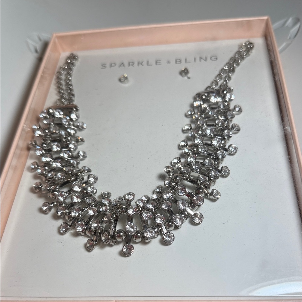 Silver Necklace Set